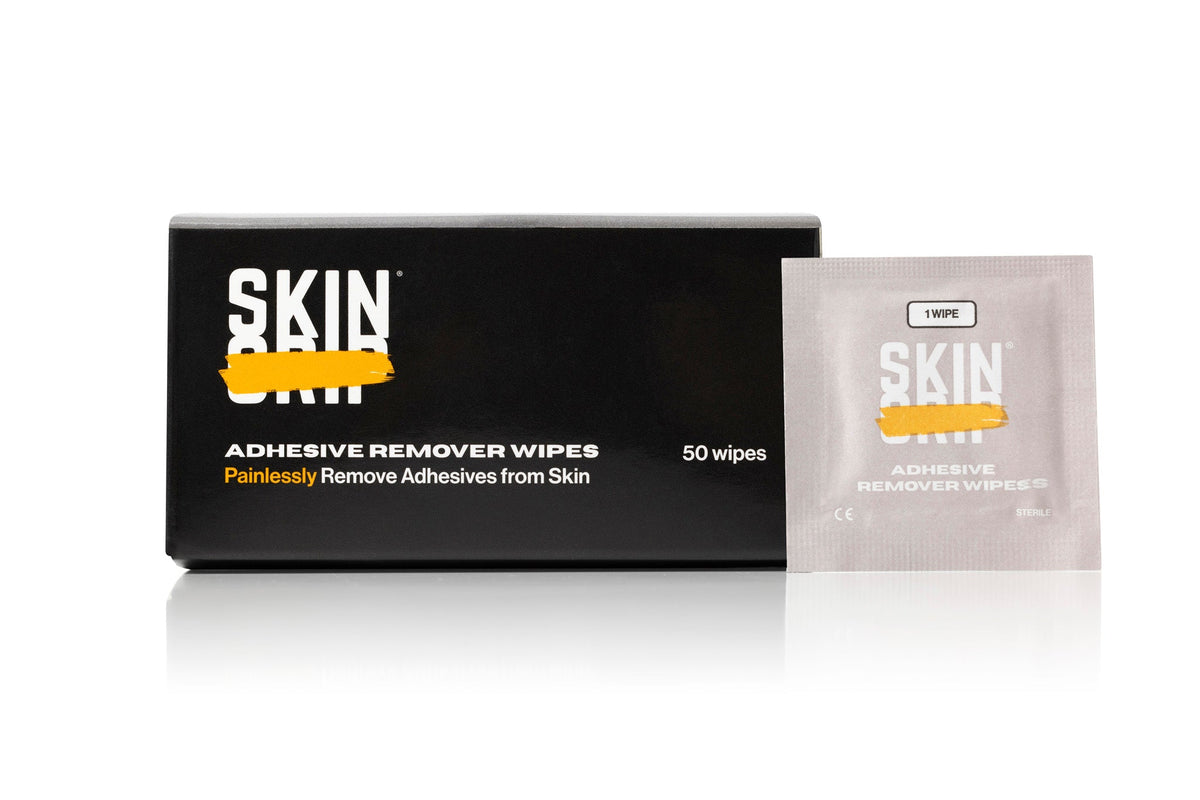 Skin Grip Adhesive Remover Wipes 50 pack box